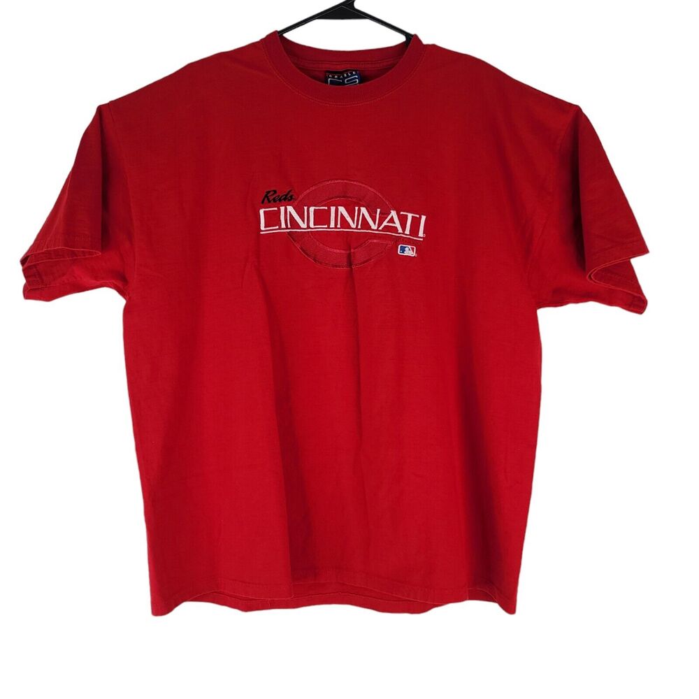 Vtg 90's‎ Cincinnati Reds T-Shirt Mens XL Oversize Short Sleeve USA Made